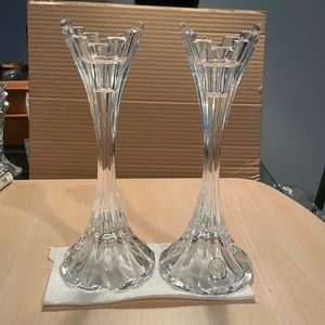 CRYSTAL CANDLEHOLDERS